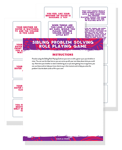 Kit 3 - Sibling Argument Problem Solver Bundle 3
