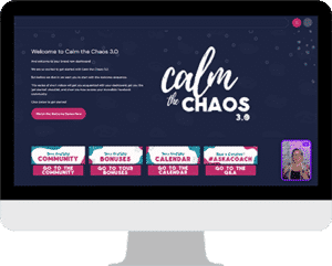 calm the chaos sales page